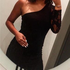 Elegant Black Lace Skirt